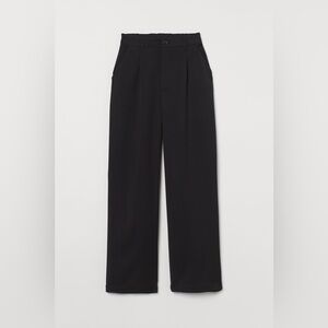 H&M Divided Brand Black Tailored Wide Leg Dress Pants